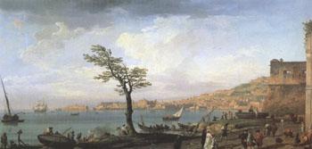 VERNET, Claude-Joseph View of the Gulf of Naples (mk05) Sweden oil painting art